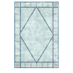 Tappeto Birilli Azzurro di 13.1 Studio