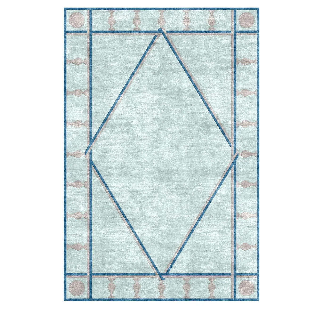 Tappeto Birilli Azzurro di 13.1 Studio