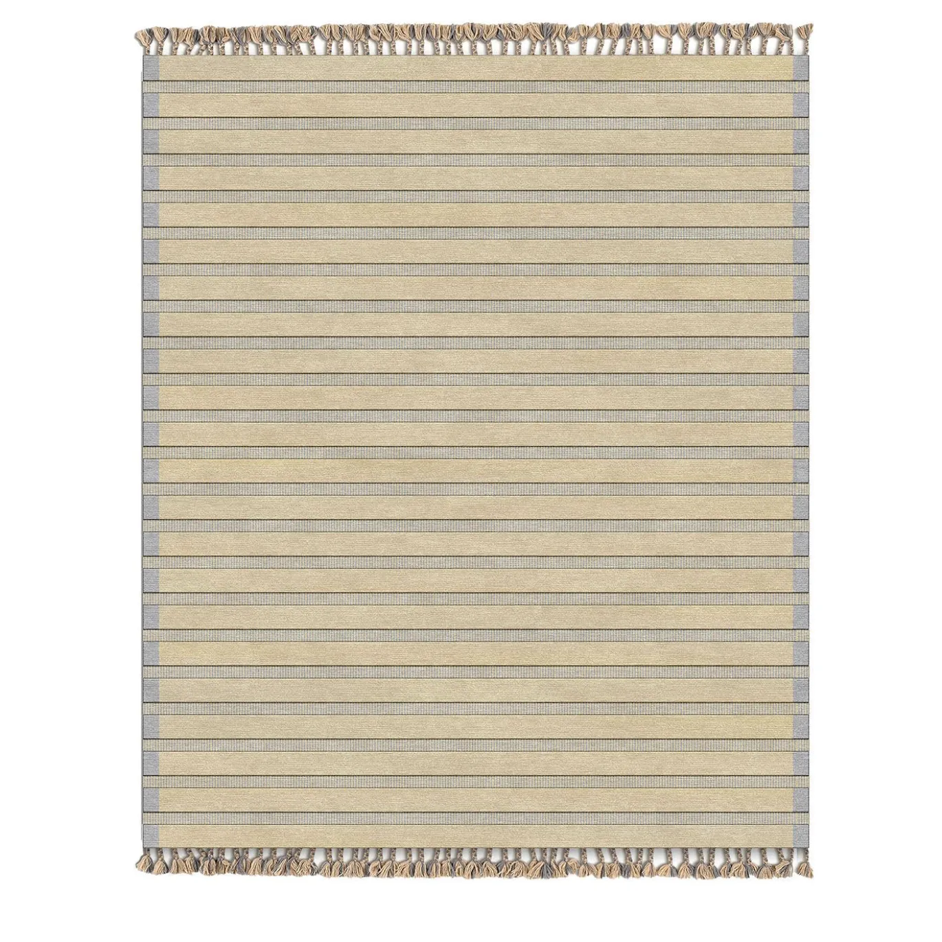 Tappeto Blue beige annodato a mano di Lucy Naughton #1