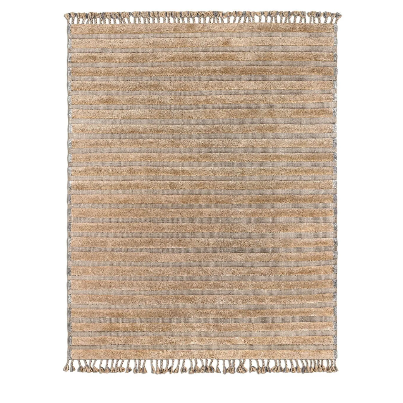 Tappeto Blue beige annodato a mano di Lucy Naughton #2