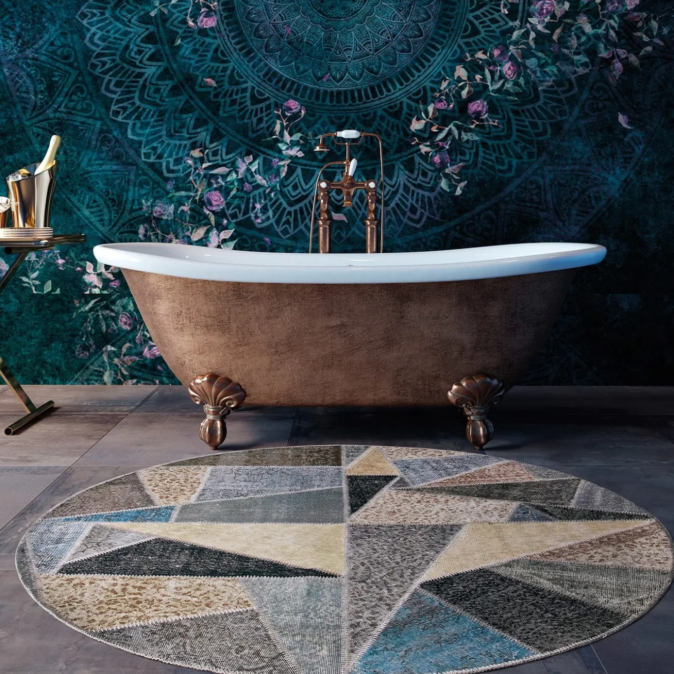 Tappeto Crash Upcycling di Barbara Trombatore