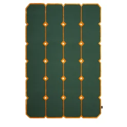Tappeto Cut Out Verde in lana della Nuova Zelanda e tencel di Marcante-Testa