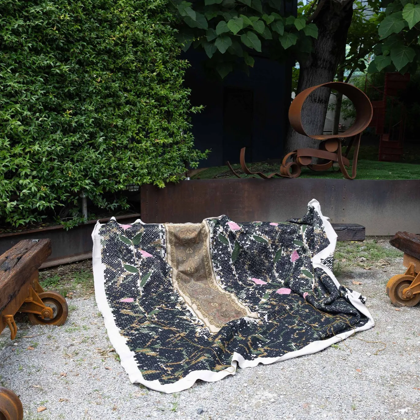Tappeto decorativo Evoluzione Sentimentale del Parco nelle Notti di Marzo