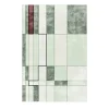 Tappeto Faces Reloaded Marked Green #1 di Dainelli Studio