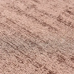 Tappeto Feel Powder in seta di banano rosa
