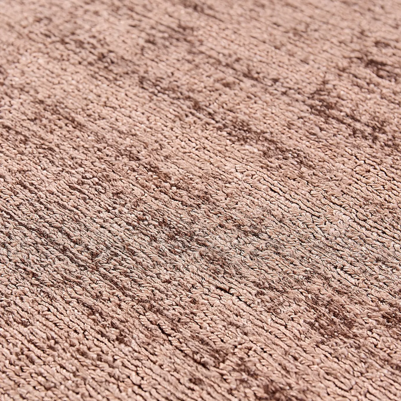 Tappeto Feel Powder in seta di banano rosa