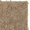 Tappeto Folia in seta, lino e lana di alpaca marrone di Ignacia Murtagh