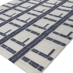 Tappeto geometrico Ace annodato a mano di Vimar 1991