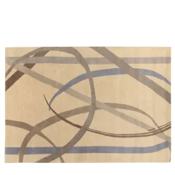 Tappeto grigio Lettera Disegnata di Gio Ponti