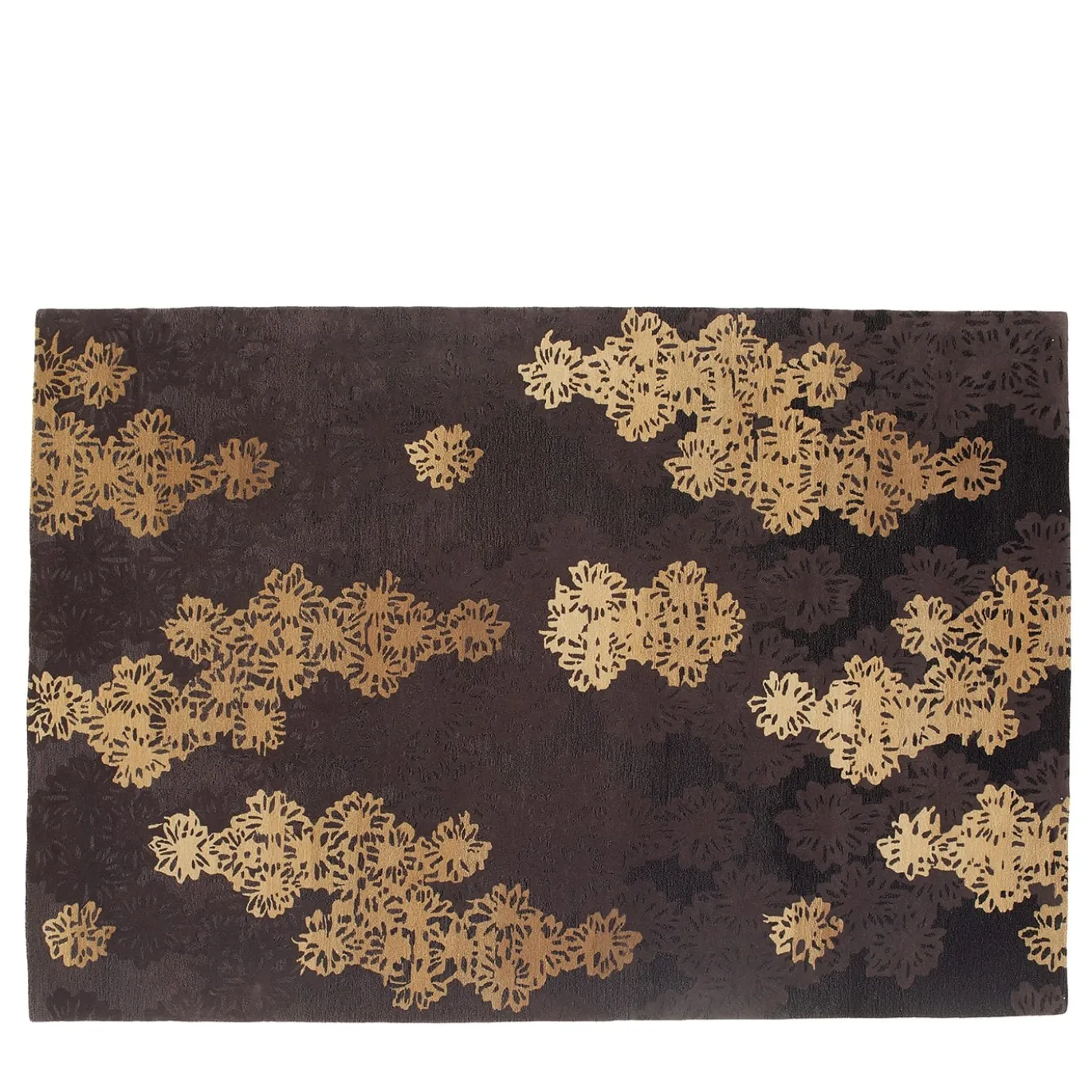 Tappeto Hanakiriko Hakone Marrone