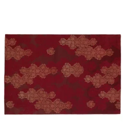 Tappeto Hanakiriko Hakone Rosso