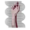 Tappeto Hands sinuous stone