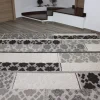 Tappeto Ierru rettangolare in tonalità neutra