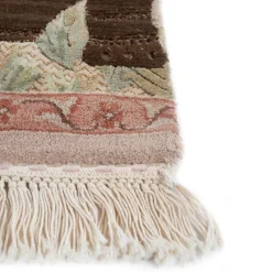 Tappeto Inde Rose Clay annodato a mano
