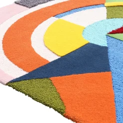 Tappeto Infinito in lana della Nuova Zelanda e tencel policromo di Ken Scott