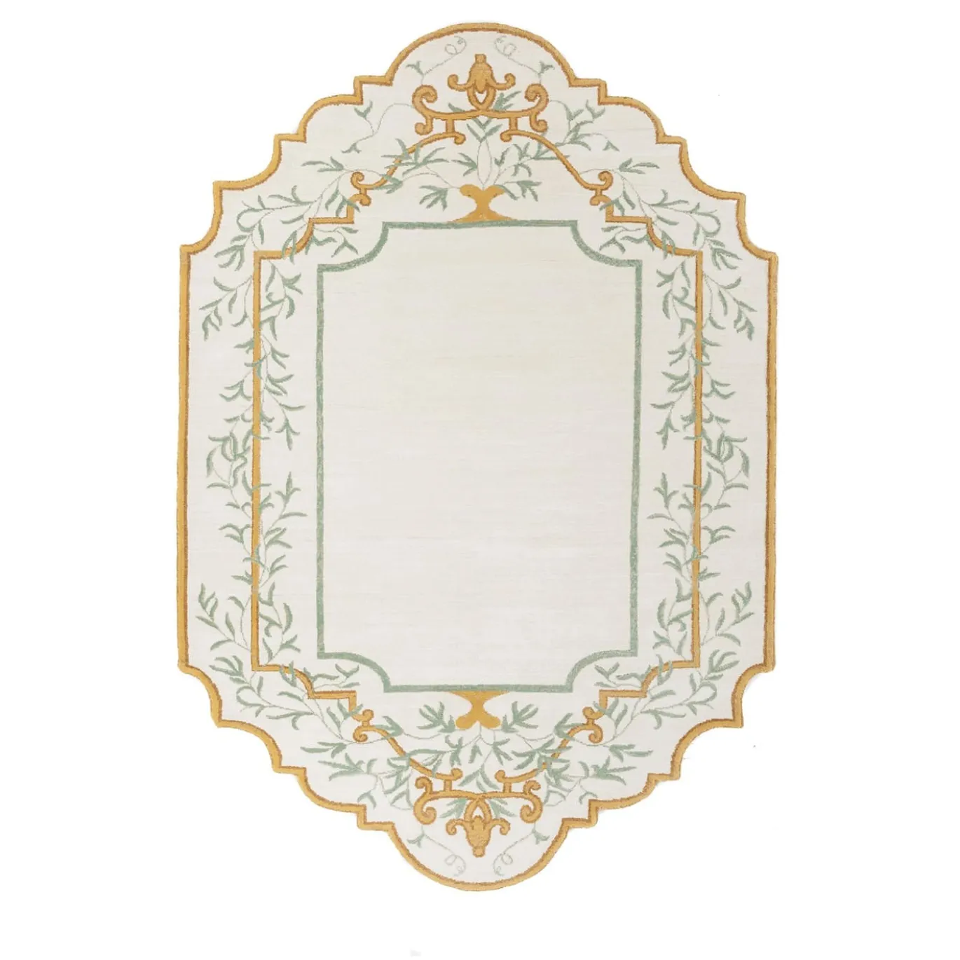 Tappeto in Lana e Cotone Annodato a Mano The Garden Gate di Tatiana de Nicolay