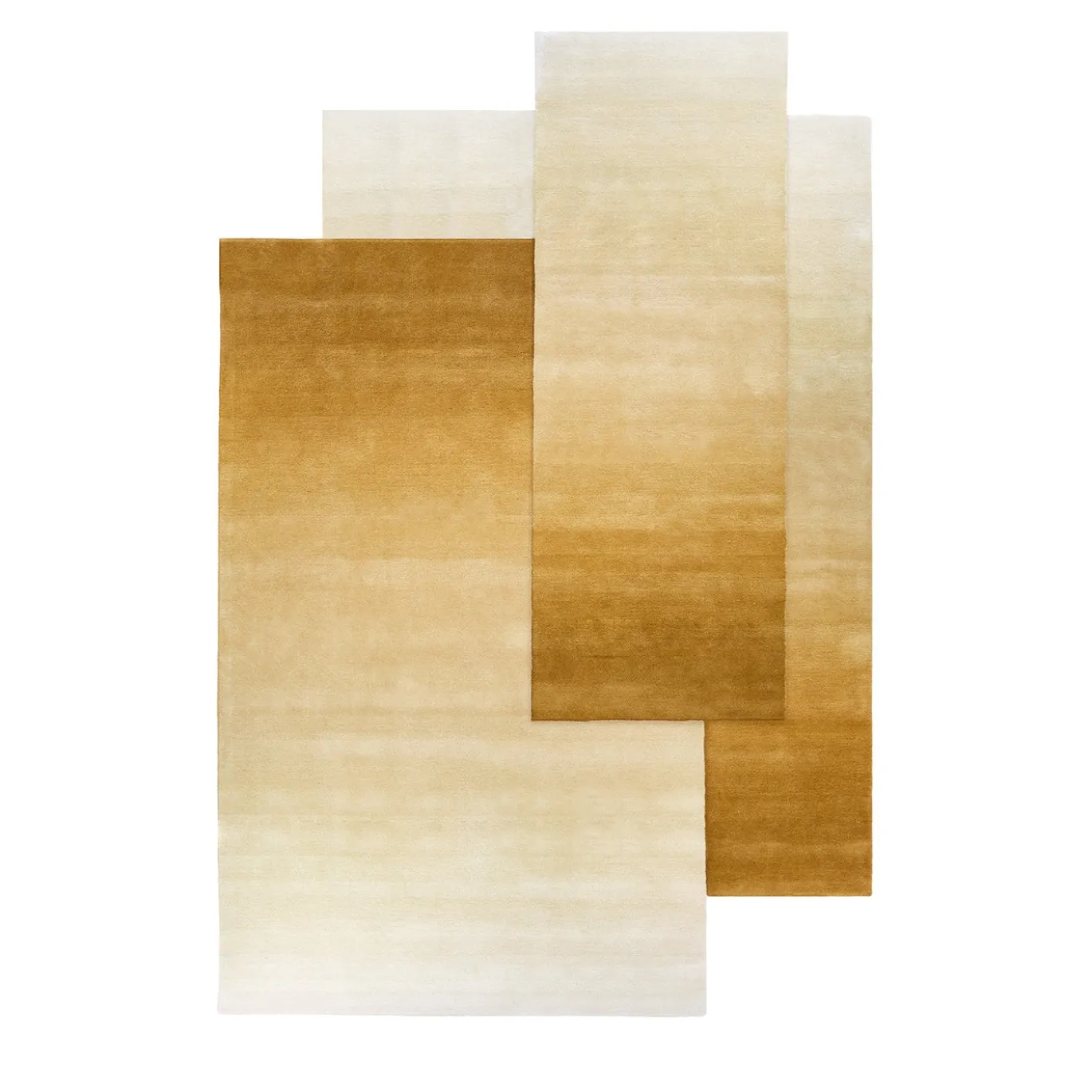 Tappeto in lana Halo Aurora Gold