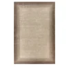 Tappeto in lana taupe Halo Dawn