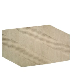 Tappeto in Lino Beige Geometrico Terai 3