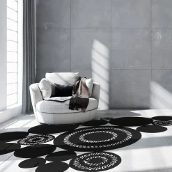 Tappeto in&outdoor Alyssa Patchwork nero