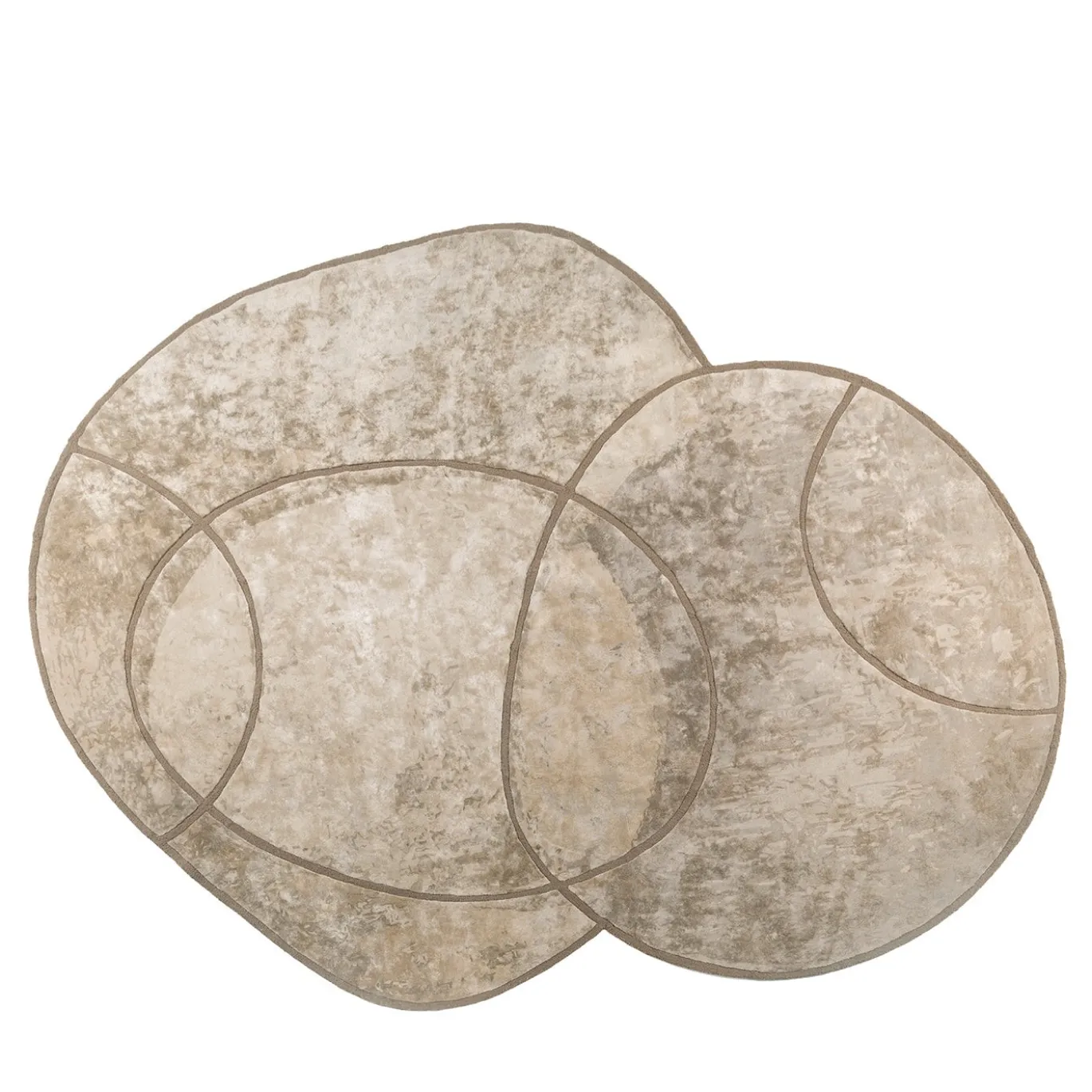 Tappeto in Viscosa Beige Luxor