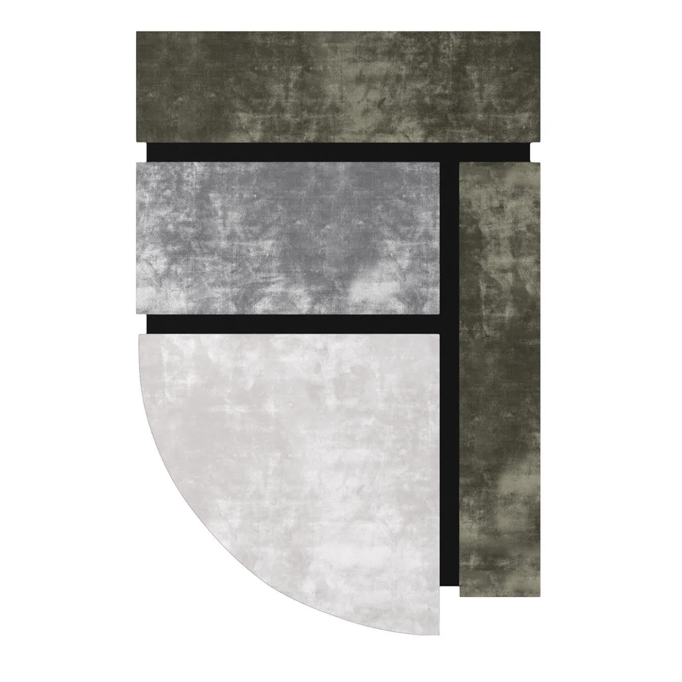 Tappeto Island Black Pepper #12 di Dainelli Studio