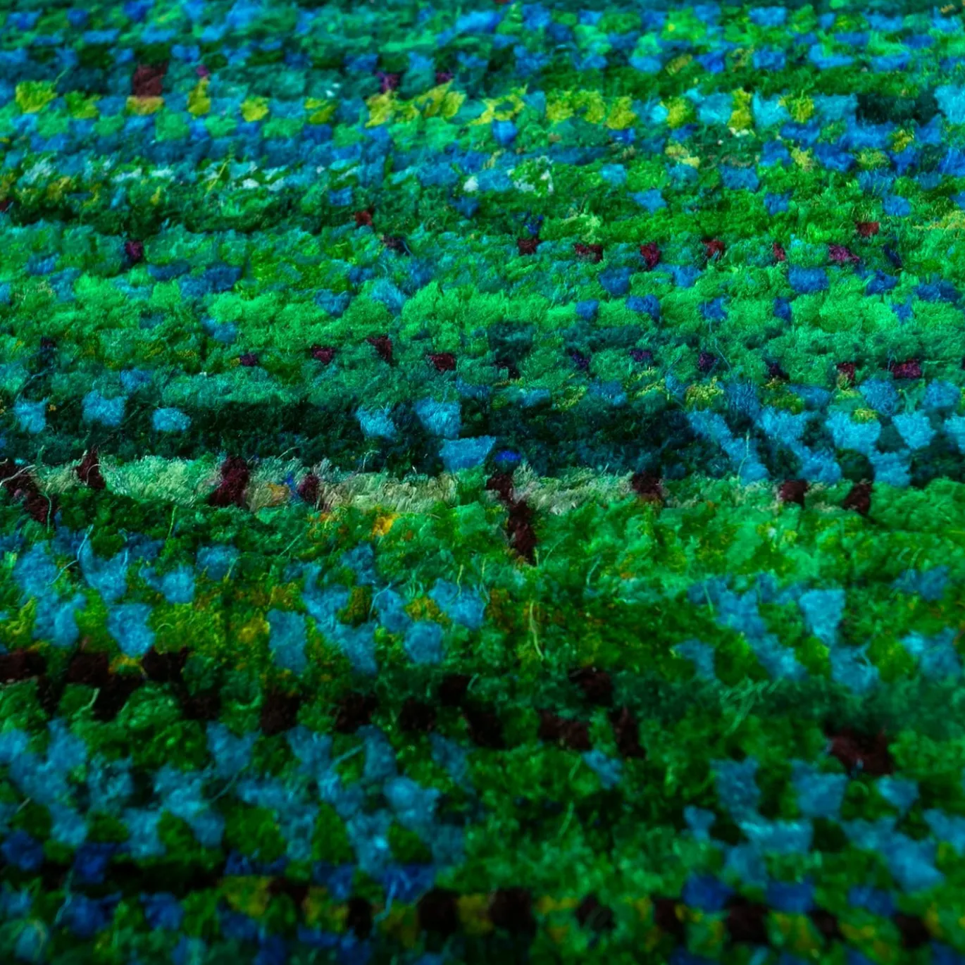 Tappeto Jewel Mirage Emerald Green & Blue Jewel annodato a mano