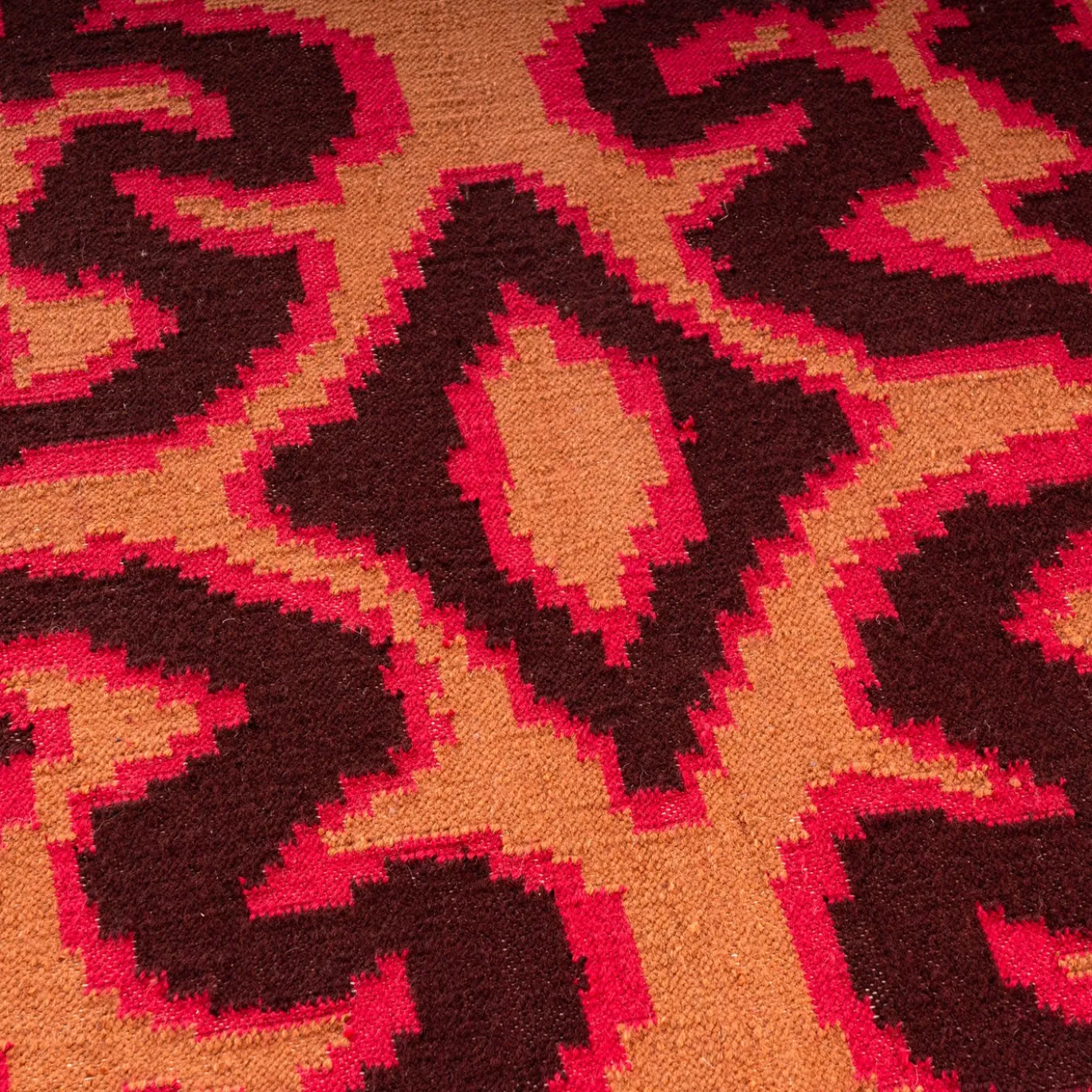 Tappeto Kilim Ember in lana