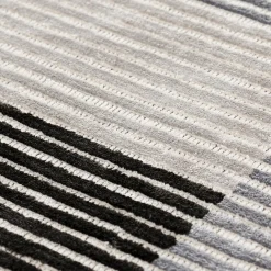 Tappeto Lines L1 in Viscosa Argento