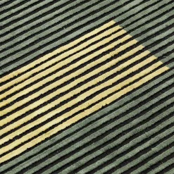 Tappeto Lines L6 in Viscosa Verde