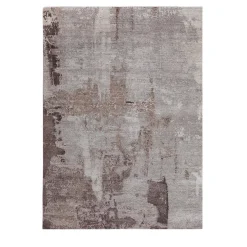 Tappeto Loft L416A in seta di bambù marrone