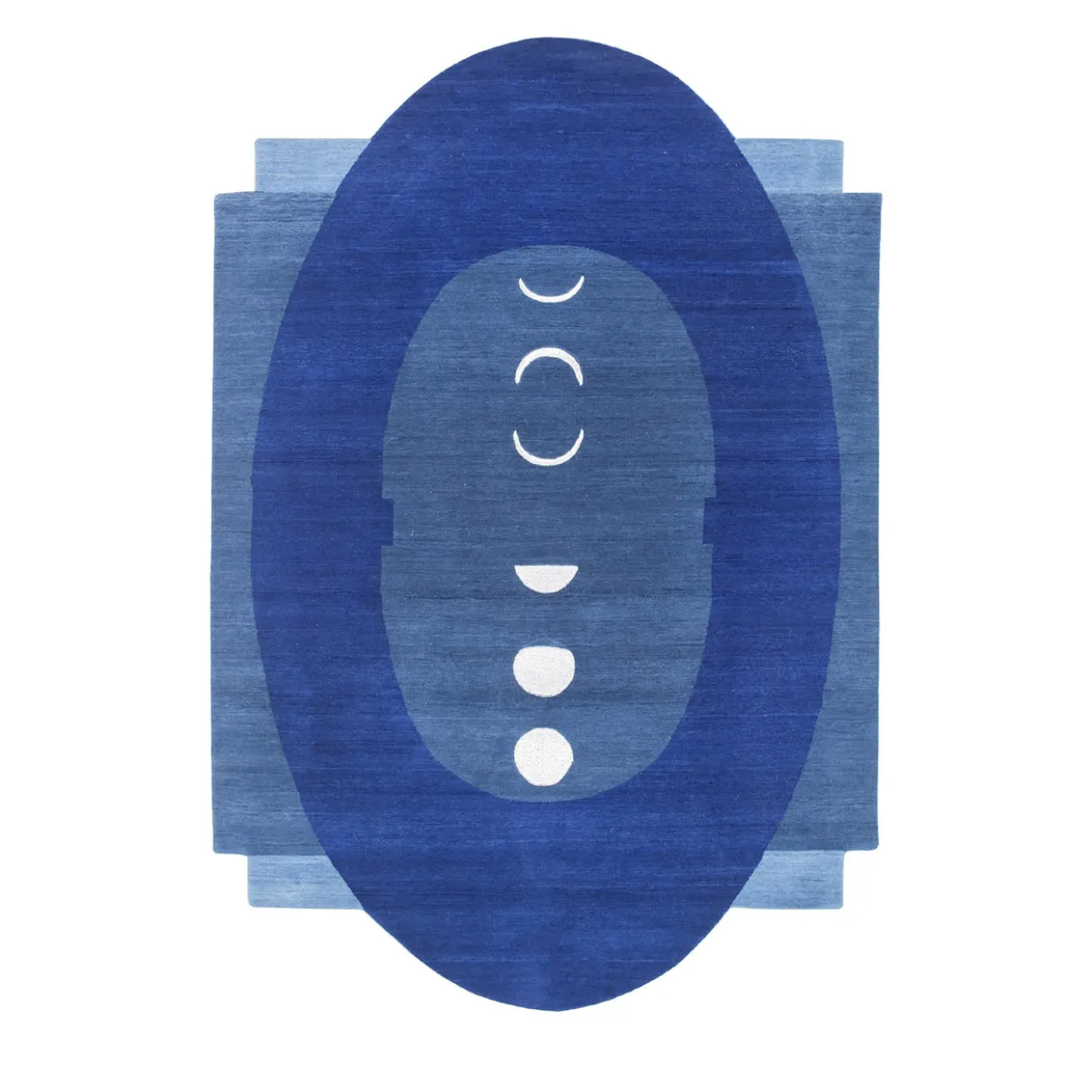 Tappeto Luna Dreamscape Twilight Blue annodato a mano
