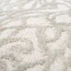 Tappeto Lunar Landscape White & Natural Gray trapuntato a mano