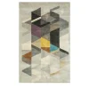 Tappeto Modern Mosaic Classic Gray & Medium Gray trapuntato a mano