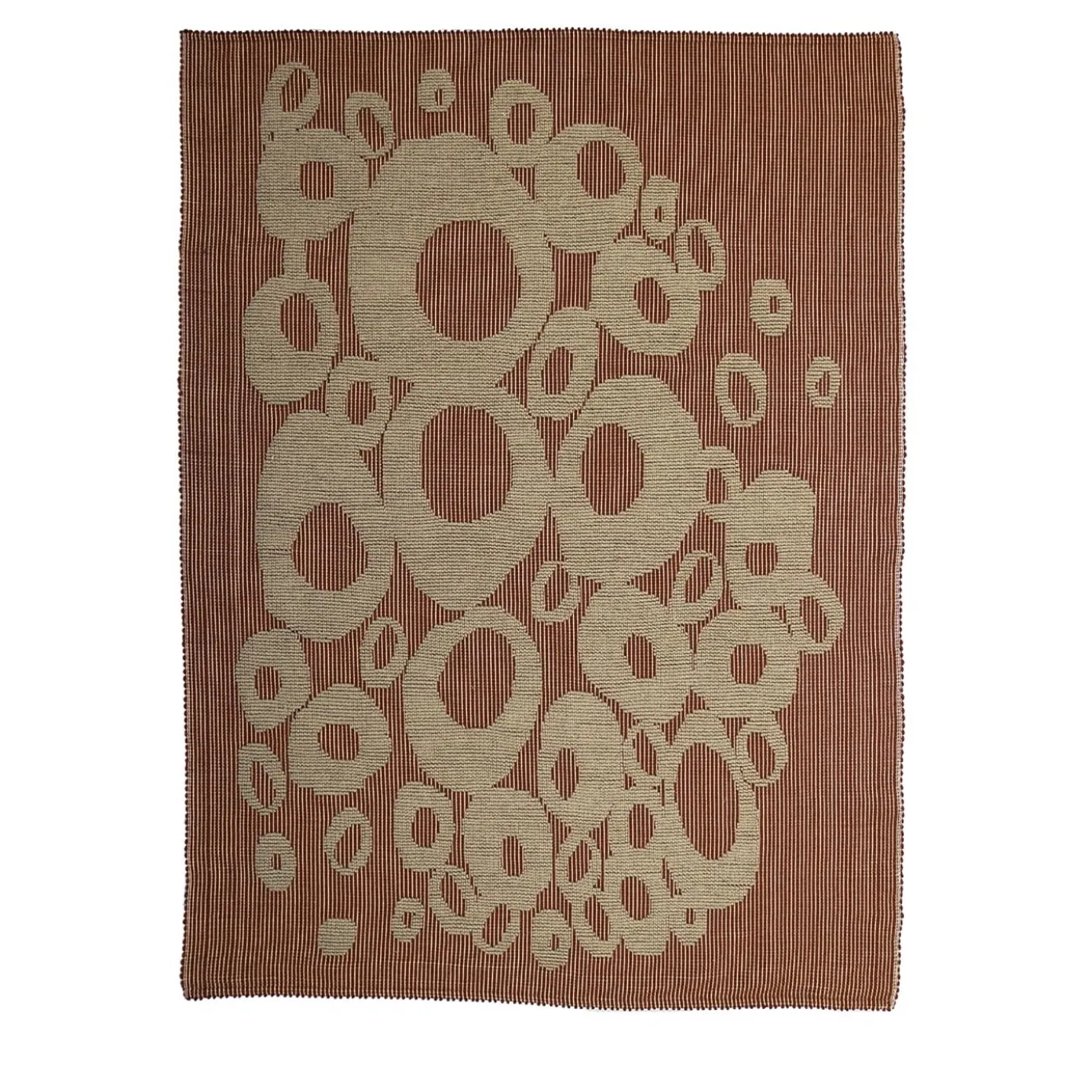 Tappeto Nuraghe 3 Rettangolare Marrone di Carlo Sanna
