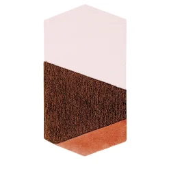 Tappeto Oci Left Brown
