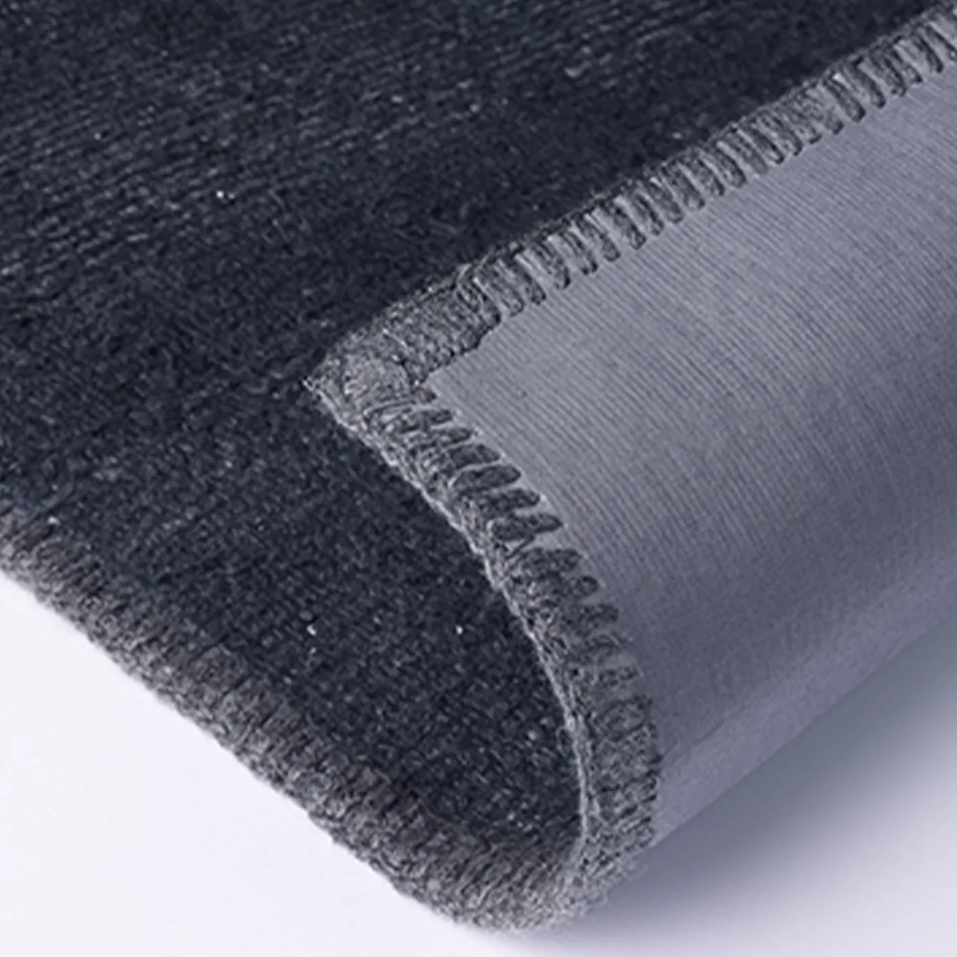 Tappeto patchwork Milano in canapa grigio scuro