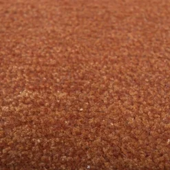 Tappeto Piatto In Jute Terracotta & Gold Brown