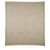 Tappeto Pistoccu rettangolare beige di Carlo Sanna