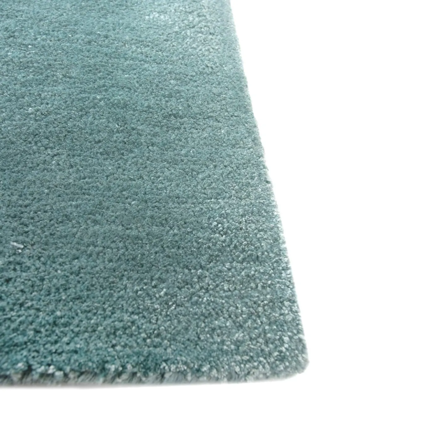 Tappeto Plush Prism Light Turquoise & Praline trapuntato a mano