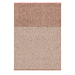 Tappeto Pura in Cashmere e Seta Rosso di Ignacia Murtagh