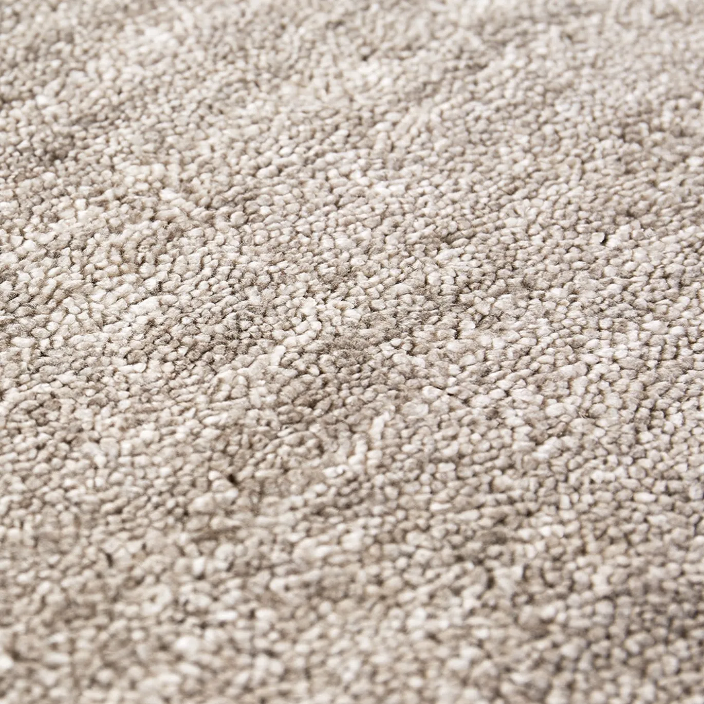Tappeto Pure Cord in Seta di Bambù Beige