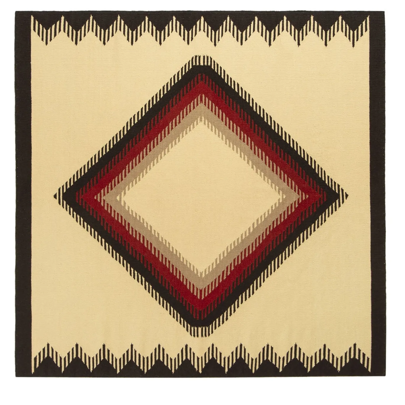 Tappeto Quadrato Lilith White Mesa