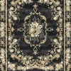 Tappeto rettangolare Onyx Blossom Harmony in seta di bambù