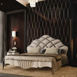 Tappeto rettangolare Treasure Trellis in seta botanica e lana Lincoln bronzo