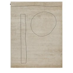 Tappeto Ritagli Beige di Elisa Ossino