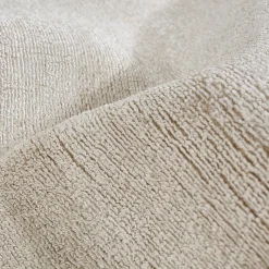 Tappeto rotondo Feel Round Offwhite in seta di banano