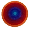 Tappeto rotondo in lana policroma VP Romantica di Verner Panton #1