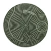 Tappeto rotondo Zen Muschio