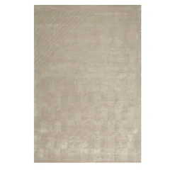 Tappeto Shogi Dama Rettangolare Taupe di Dainelli Studio